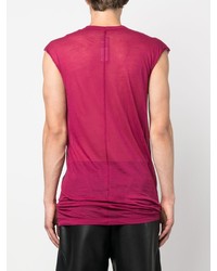 fuchsia Trägershirt von Rick Owens