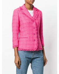 fuchsia Tweed-Jacke von Tagliatore