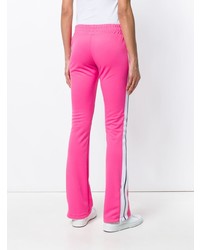 fuchsia vertikal gestreifte Jogginghose von Palm Angels