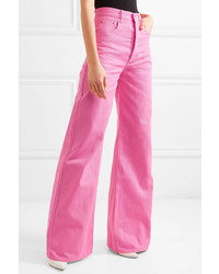 fuchsia weite Hose aus Jeans von SOLACE London