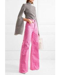 fuchsia weite Hose aus Jeans von SOLACE London