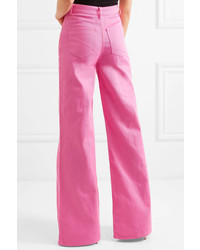 fuchsia weite Hose aus Jeans von SOLACE London