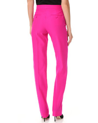 fuchsia weite Hose aus Seide von Nina Ricci