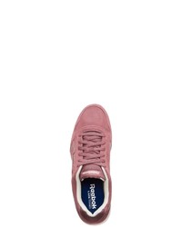 fuchsia Wildleder niedrige Sneakers von Reebok Classic