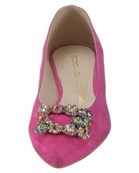 fuchsia Wildleder Pumps von Guido Maria Kretschmer