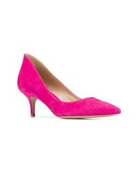 fuchsia Wildleder Pumps von Gianvito Rossi