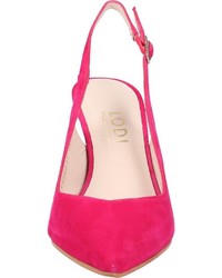 fuchsia Wildleder Pumps von Lodi