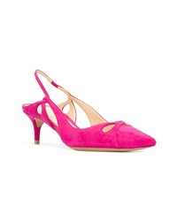 fuchsia Wildleder Pumps von Alexandre Birman