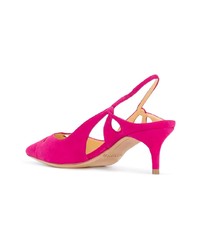 fuchsia Wildleder Pumps von Alexandre Birman