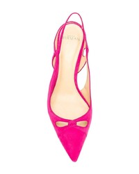 fuchsia Wildleder Pumps von Alexandre Birman