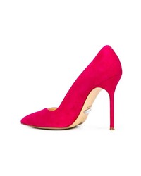 fuchsia Wildleder Pumps von Sarah Flint