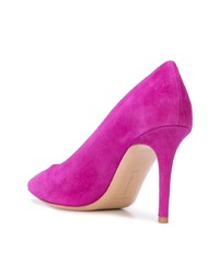 fuchsia Wildleder Pumps von Marion Parke