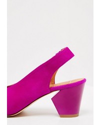 fuchsia Wildleder Pumps von RISA