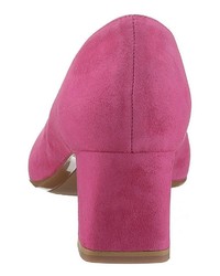 fuchsia Wildleder Pumps von Tamaris