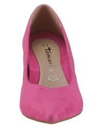 fuchsia Wildleder Pumps von Tamaris