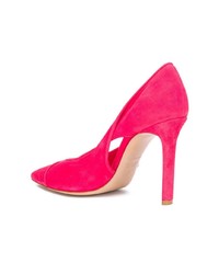 fuchsia Wildleder Pumps von Casadei