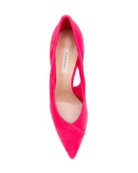 fuchsia Wildleder Pumps von Casadei