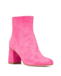 fuchsia Wildleder Stiefeletten von RED Valentino