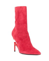 fuchsia Wildleder Stiefeletten von Unravel Project