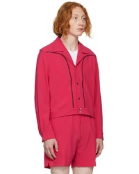 fuchsia Wollshirtjacke von Second/Layer