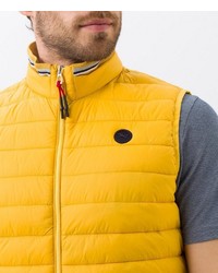 gelbe ärmellose Jacke von Brax