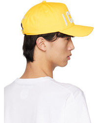 gelbe Baseballkappe von DSQUARED2