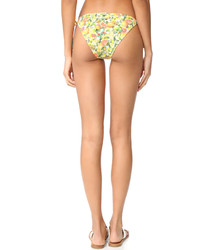 gelbe bedruckte Bikinihose von Stella McCartney