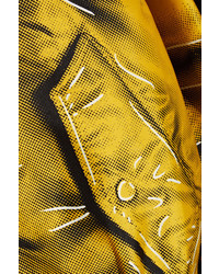 gelbe bedruckte Bomberjacke von Moschino