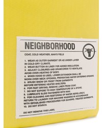 gelbe bedruckte Segeltuch Umhängetasche von Neighborhood