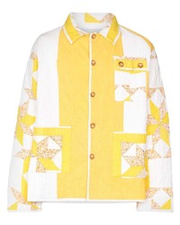 gelbe bedruckte Shirtjacke von Bode