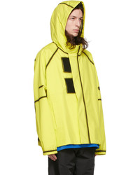 gelbe bedruckte Windjacke von Givenchy