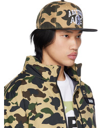 gelbe Camouflage Baseballkappe von BAPE