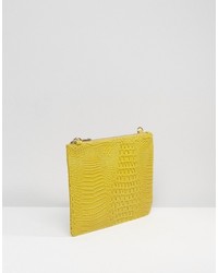 gelbe Clutch von Missguided