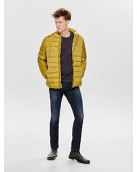 gelbe Daunenjacke von ONLY & SONS