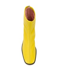 gelbe elastische Stiefeletten von Acne Studios