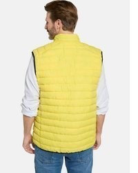 gelbe gesteppte ärmellose Jacke von BABISTA