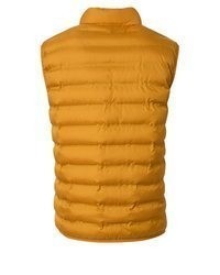 gelbe gesteppte ärmellose Jacke von Redmond