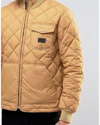 gelbe gesteppte Jacke von Lee