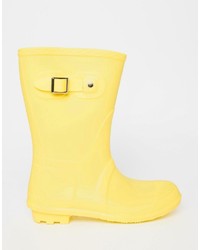 gelbe Gummistiefel von Asos