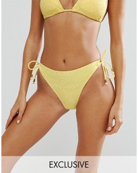 gelbe Häkel Bikinihose von Dorina