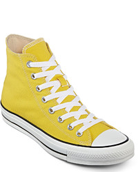 gelbe hohe Sneakers