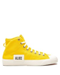 gelbe hohe Sneakers von adidas