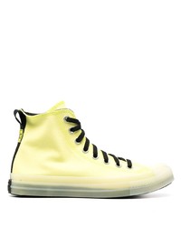 gelbe hohe Sneakers von Converse