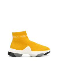 gelbe hohe Sneakers von Furla