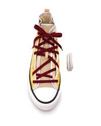 gelbe hohe Sneakers von Lanvin