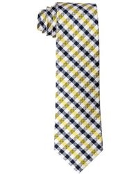 gelbe Krawatte mit Vichy-Muster