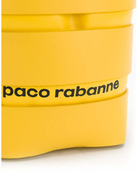 gelbe Leder Beuteltasche von Paco Rabanne