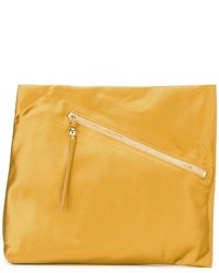 gelbe Leder Clutch von Diane von Furstenberg