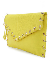 gelbe Leder Clutch von Ash