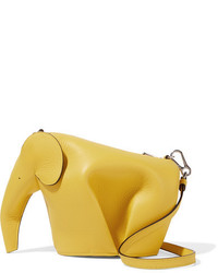 gelbe Leder Clutch von Loewe
